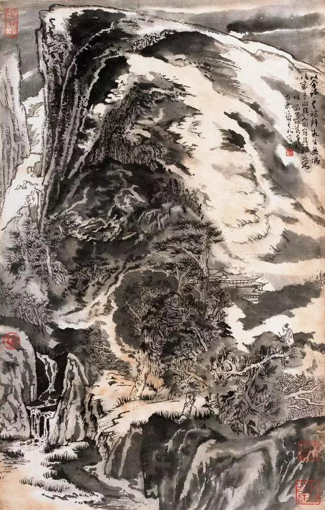 国画大师陆俨少25幅山水画范本级作品欣赏