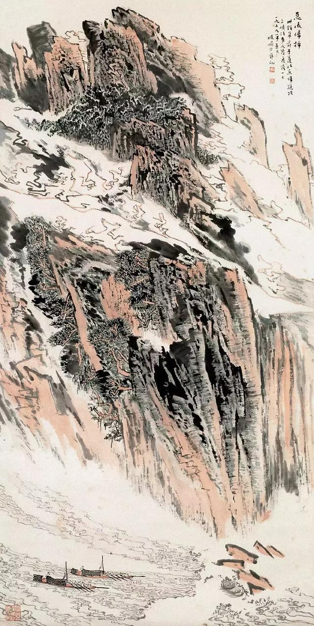 国画大师陆俨少25幅山水画范本级作品欣赏