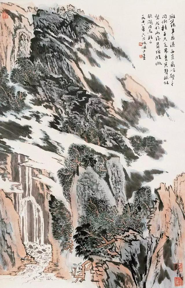 国画大师陆俨少25幅山水画范本级作品欣赏