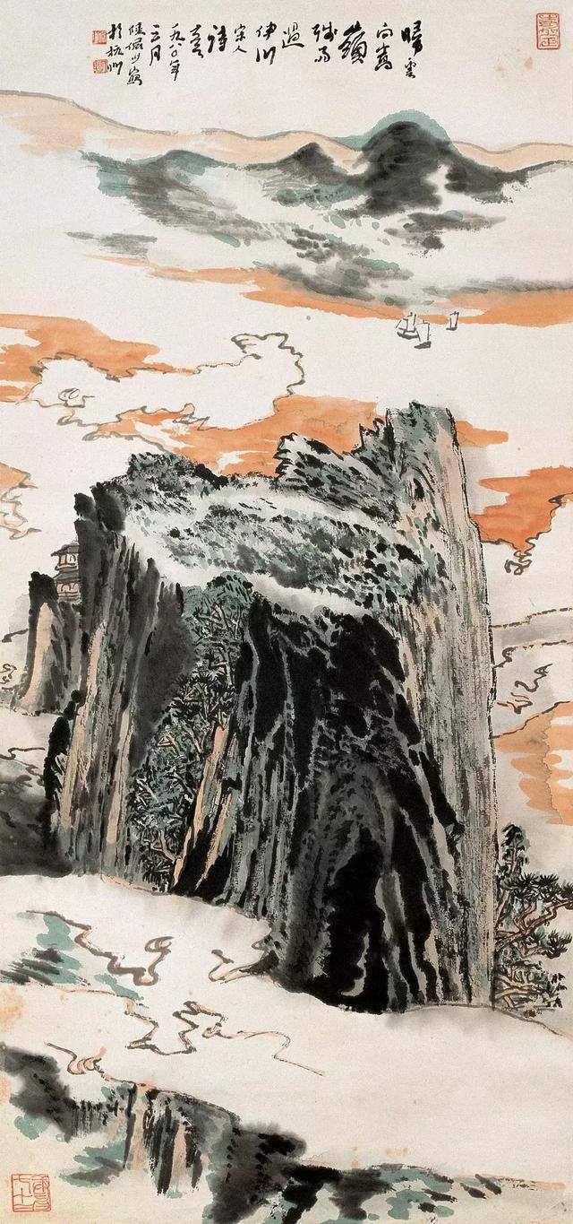 国画大师陆俨少25幅山水画范本级作品欣赏