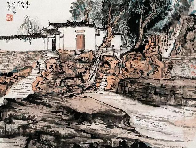 国画大师陆俨少25幅山水画范本级作品欣赏