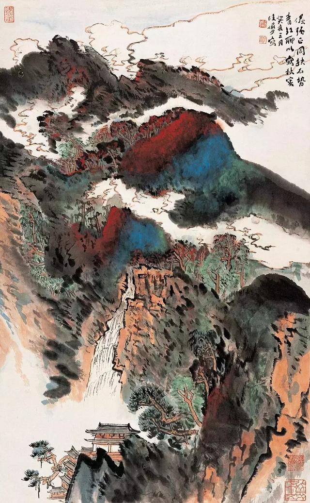 国画大师陆俨少25幅山水画范本级作品欣赏