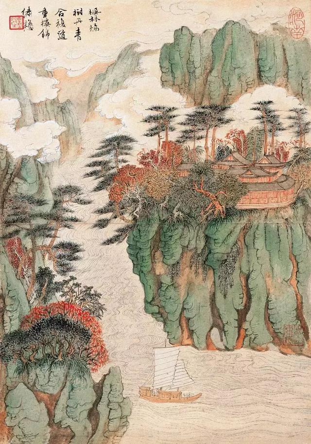 国画大师陆俨少25幅山水画范本级作品欣赏