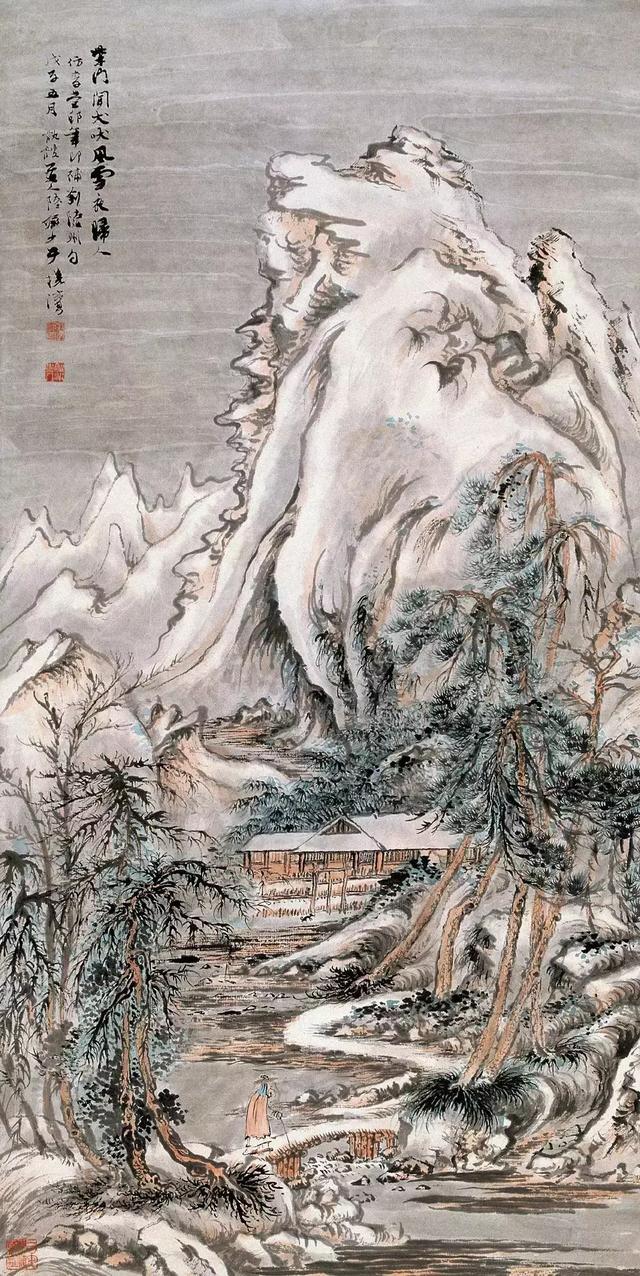 国画大师陆俨少25幅山水画范本级作品欣赏