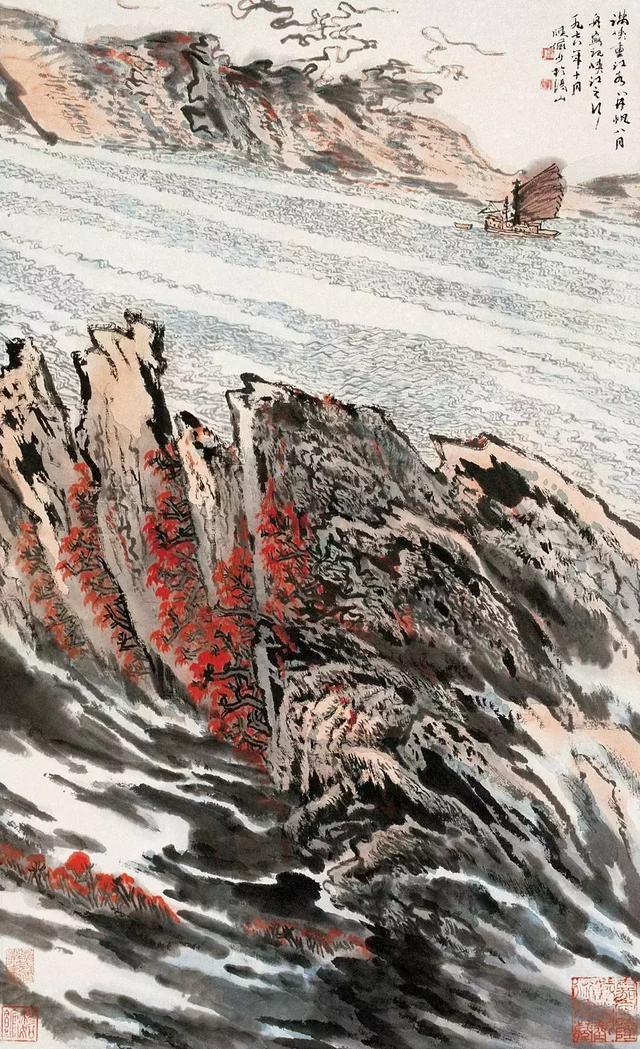 国画大师陆俨少25幅山水画范本级作品欣赏