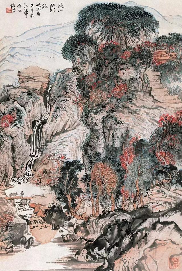 国画大师陆俨少25幅山水画范本级作品欣赏