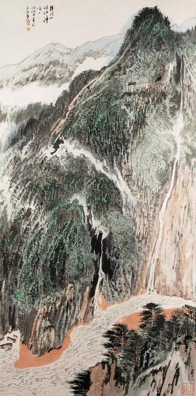 国画大师陆俨少25幅山水画范本级作品欣赏